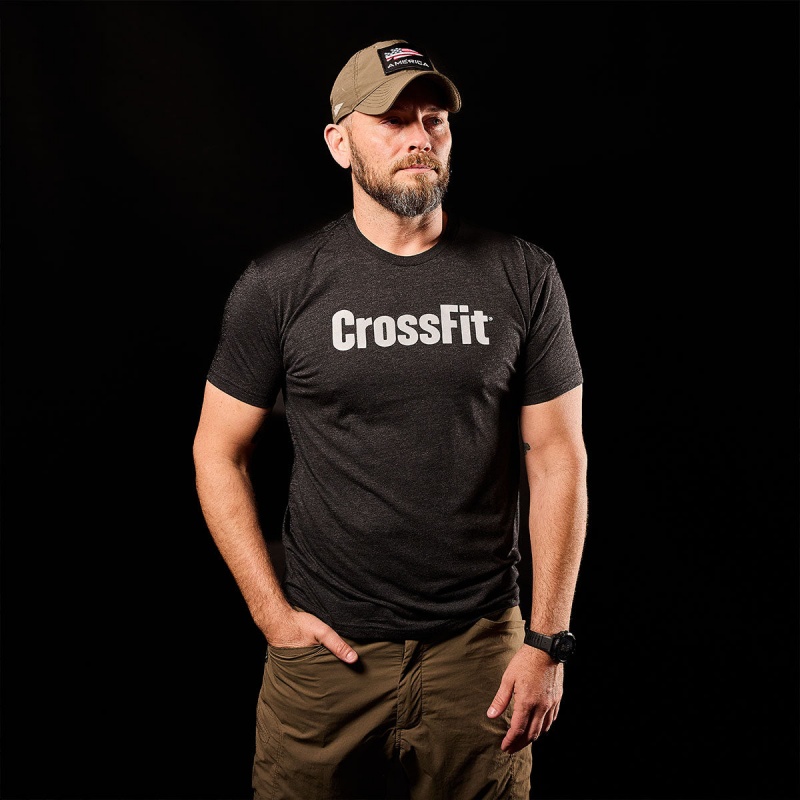 Goruck CrossFit T-Shirt Men Black | NL-593281-MZJ
