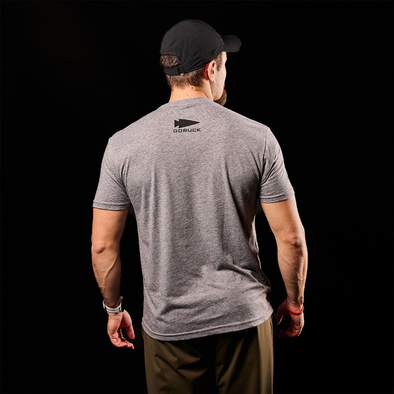 Goruck CrossFit T-Shirt Men Grey | NL-261974-EIH