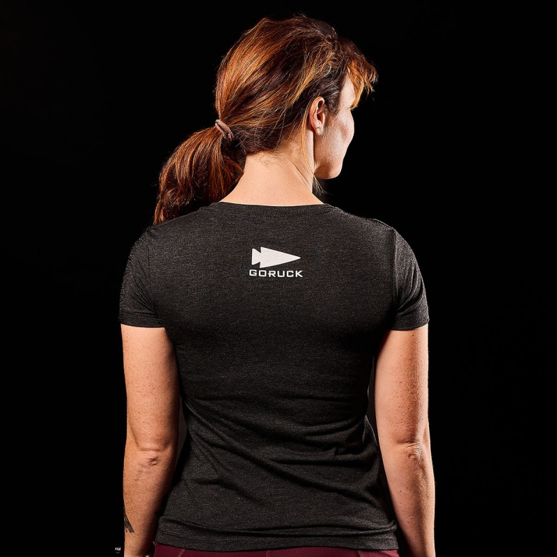 Goruck CrossFit T-Shirt Women Black | NL-015374-VPJ