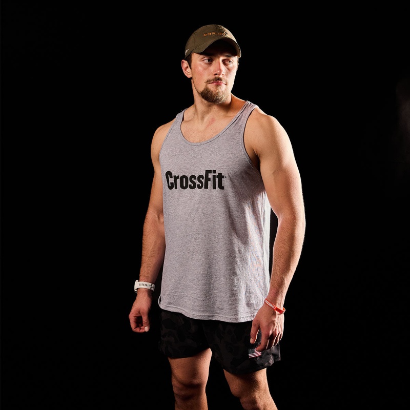 Goruck CrossFit Tanks Men Grey | NL-812537-XIK