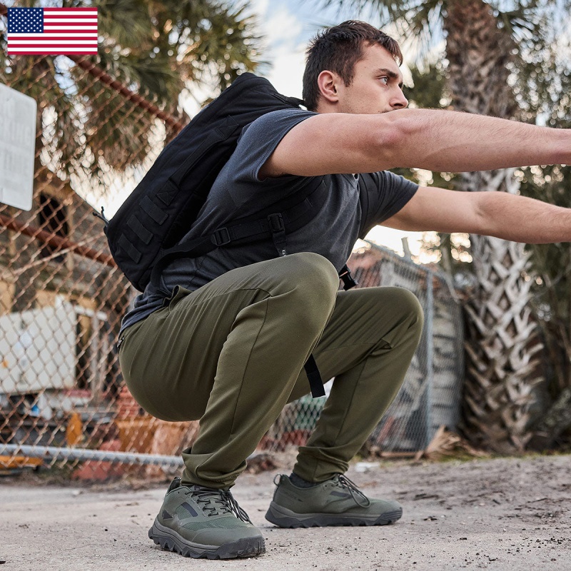 Goruck Indestructible Performance Joggers Pants Men Green | NL-532940-EZR