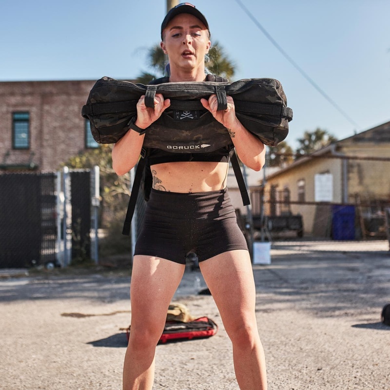 Goruck Indestructible Squat Shorts Women Black | NL-947580-KEF