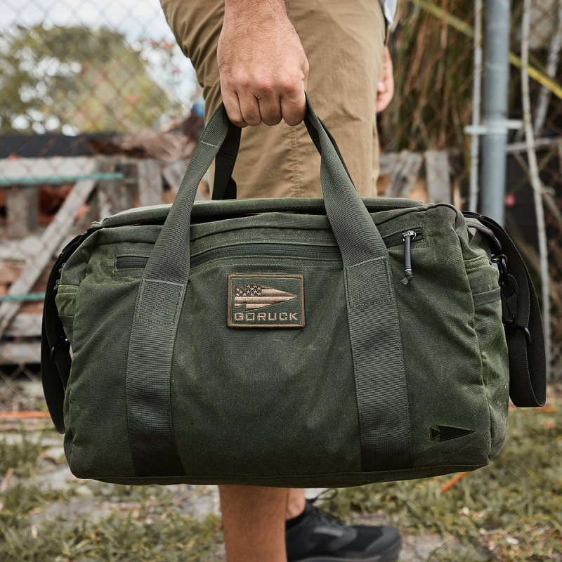 Goruck Kit Waxed Canvas Bags Accessories Olive | NL-829074-INE
