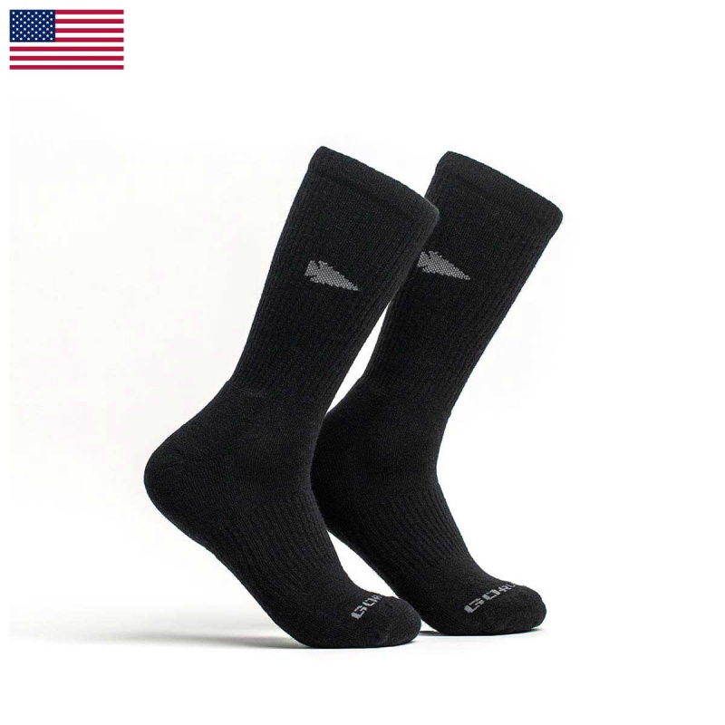 Goruck Merino Challenge Socks Men Black | NL-537269-LFV