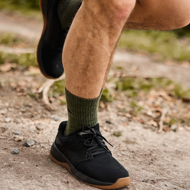 Goruck Merino Challenge Socks Men Green | NL-459183-MOR