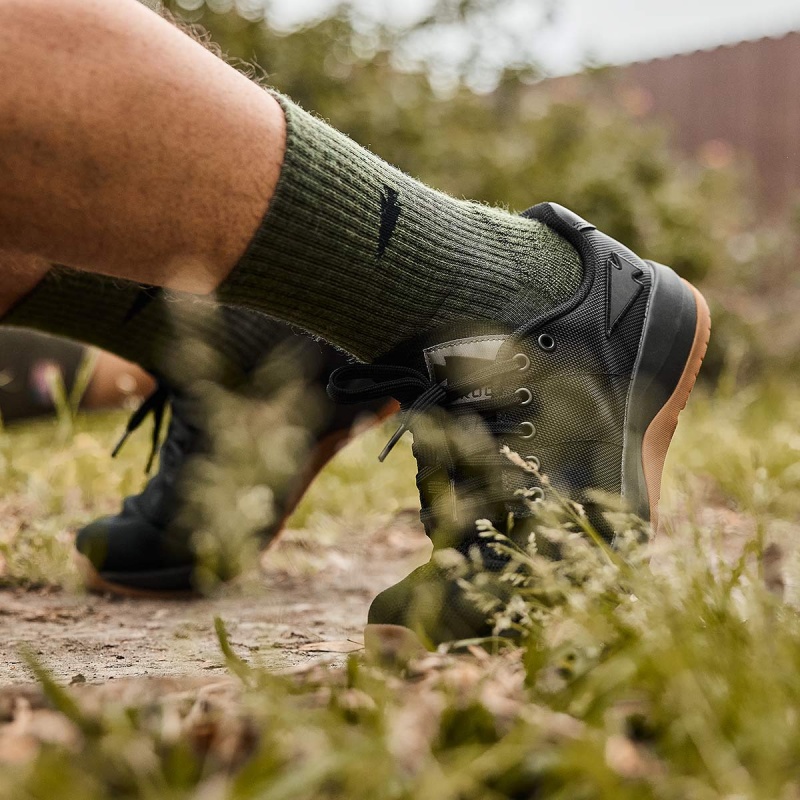 Goruck Merino Challenge Socks Men Green | NL-459183-MOR