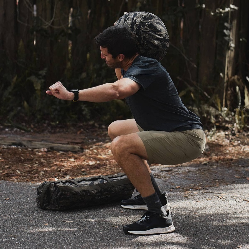 Goruck Merino Challenge Socks Men Green | NL-459183-MOR