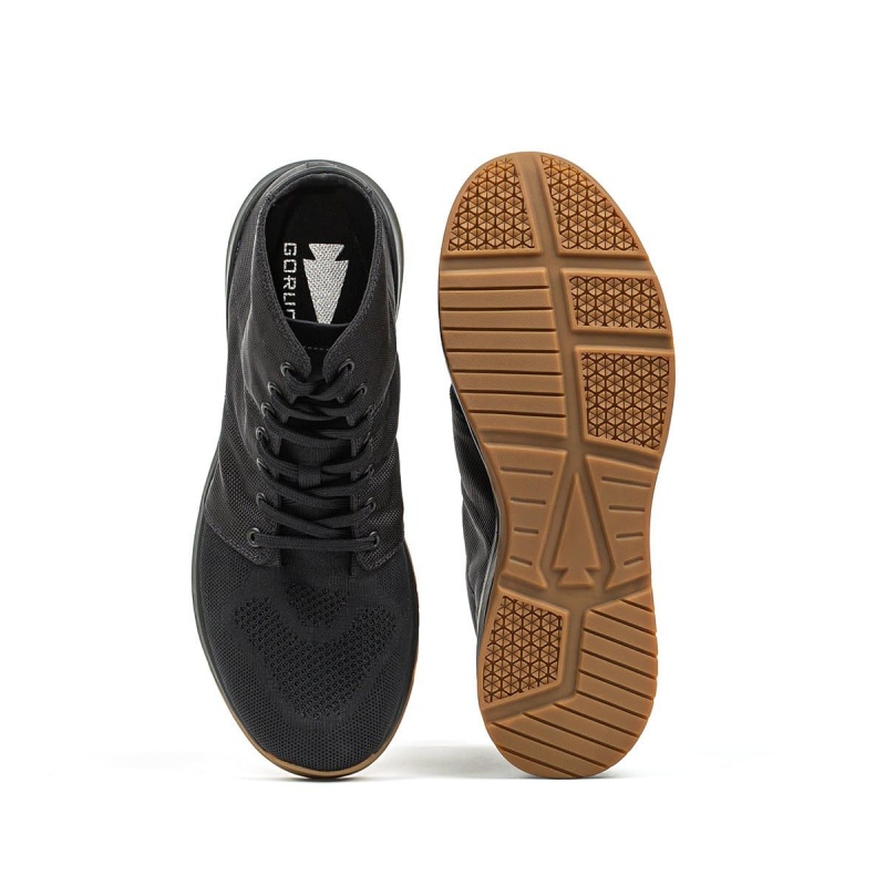 Goruck Mid Top Ballistic Trainers Women Black | NL-862354-XBG