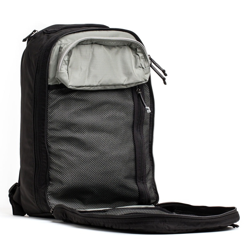 Goruck Ruck Double Compartment Ripstop ROBIC® Bullet Accessories Black / Grey | NL-712508-ZWB