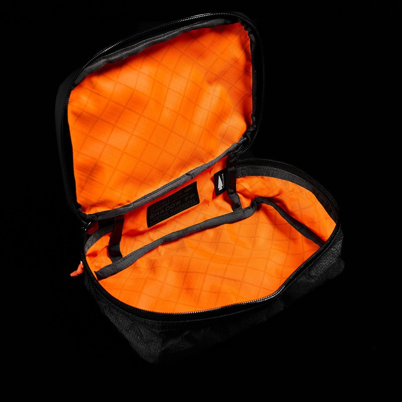 Goruck Shadow Pockets x Carryology Ultra Blaze Bags Accessories Black / Orange | NL-145860-GOK