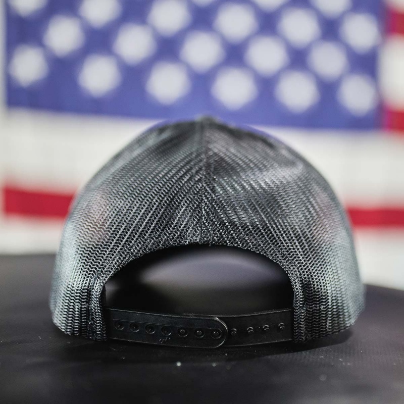 Goruck Trucker Snapback Hat Accessories Black | NL-934276-XWE