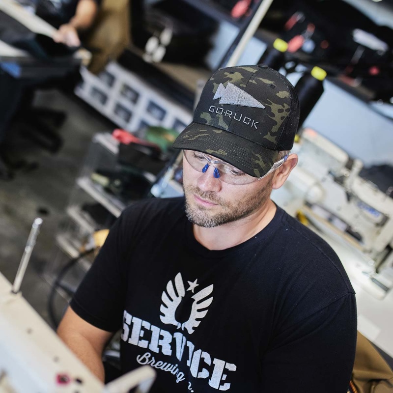 Goruck Trucker Snapback Hat Accessories Black | NL-934276-XWE