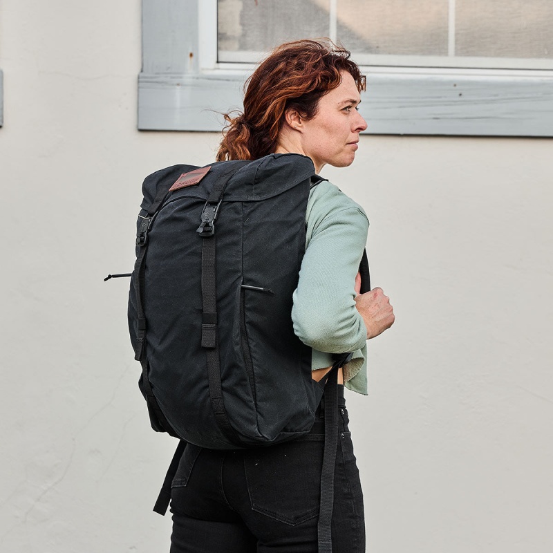Goruck Waxed Canvas M23 Accessories Black | NL-324768-KAB