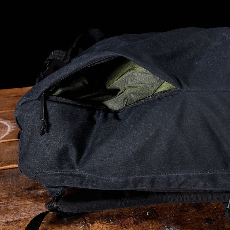 Goruck Waxed Canvas M23 Accessories Black | NL-324768-KAB