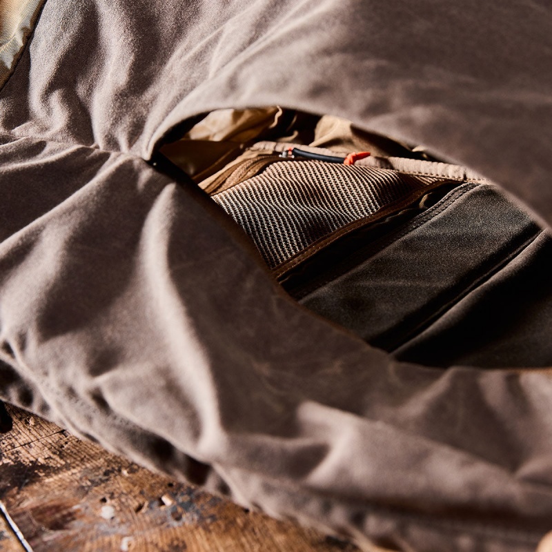 Goruck Waxed Canvas M23 Accessories Brown | NL-518340-IPL