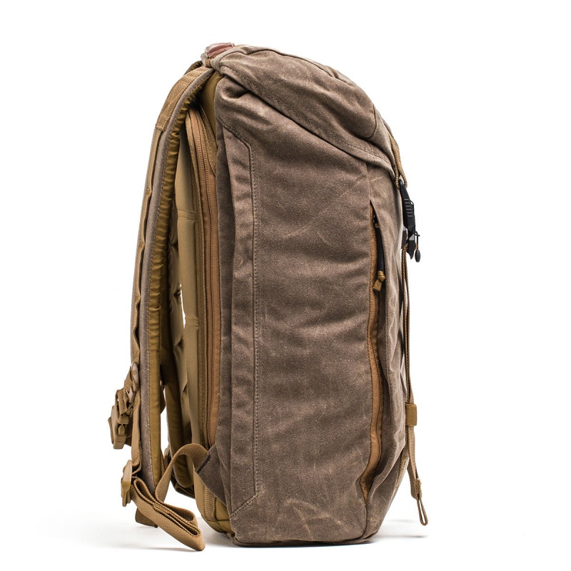 Goruck Waxed Canvas M23 Accessories Brown | NL-518340-IPL