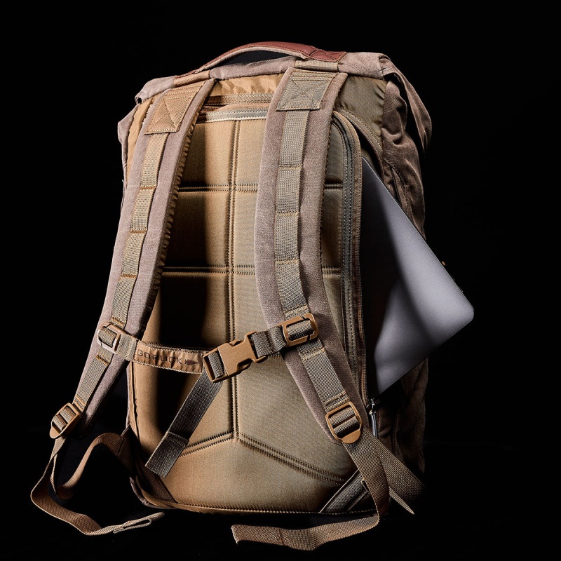 Goruck Waxed Canvas M23 Accessories Brown | NL-018457-WKU