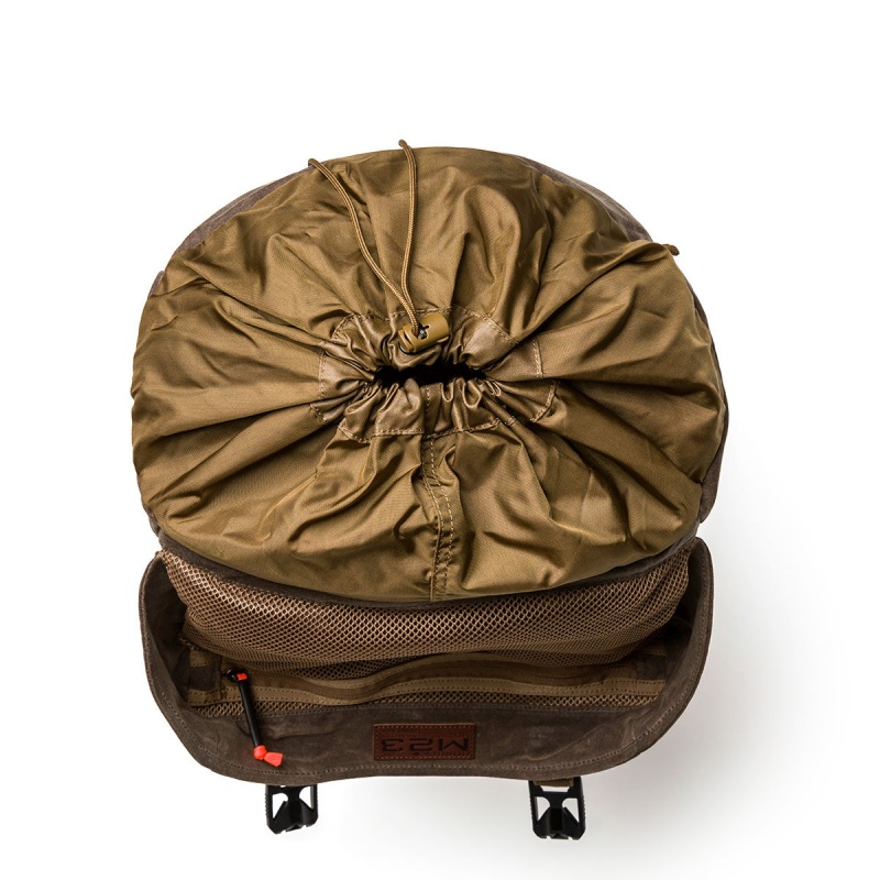 Goruck Waxed Canvas M23 Accessories Brown | NL-018457-WKU